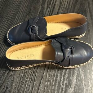 Talbots Navy Blue Loafers